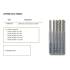 Coffret de 5 Forets Béton 2 Taillants SDS+ – D. 5, 6, 8, 10, 12 mm, LT. 160 mm – Performance et Précision – ALSAFIX - ALSAFIX