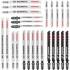 5 Lames HCS 75 mm Compatible avec Scies Sauteuses - 3 mm - D-Work