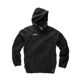 Veste Worker Softshell Noire Taille XL - Confortable, Résistante et Pratique - Idéale pour le Travail - Scruffs