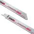 5 Lames BI-Métal L130 mm 18d – Performance et Précision – Idéales pour Découpe Métal - ALSAFIX