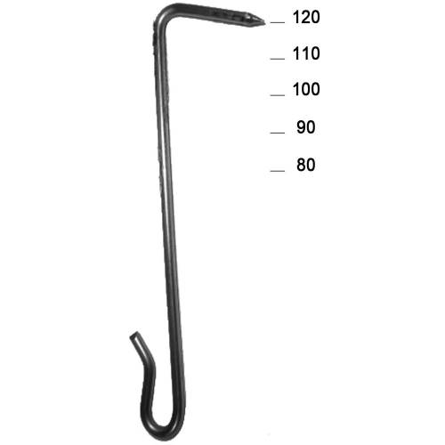750 Crochets d'Ardoise en Bandes - Inox 17% - 2.7x90 mm - D-Work