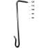 750 Crochets d'Ardoise en Bandes - Inox 17% - 2.7x90 mm - D-Work