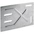 Plaque Angle à Droite HT2 425 – 0,76 kg – Acier, Résistance et Durabilité - ALSAFIX
