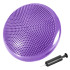 Coussin d'équilibre de gymnastique/ fitness anti-éclatement D. 33 cm en PVC (Violet) + pompe de gonflage - D-Work