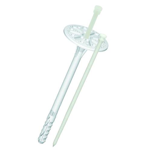 200 Chevilles d'Isolation à Expansion Courte D.10 mm – Multimatériaux, Lot de 200 – Fixation Sécurisée et Polyvalente - ALSAFIX