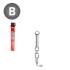 Pack de 2 Pointes Lisses 20° D. 2,9 x 50 mm – 200 Pointes + 2 Cartouches de Gaz Rouge – Idéal pour Fixations Sécurisée - ALSAFIX