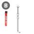 2 200 Pointes Lisses en Bande 20° (Pack) - 3.1x80 mm + 2 Cartouches de Gaz Rouge - D-Work