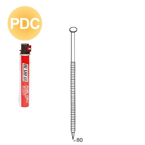 Pack de 2040 Pattes Annelées 28 x 80 – 34° – Résistance et Fiabilité – ALSAFIX - ALSAFIX