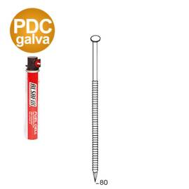 Pack de 2040 Ptes Galva 28 x 80 – 34° avec 2 Gaz – Résistance et Durabilité – ALSAFIX - ALSAFIX