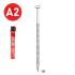 Pack de 2 Pointes Annelées INOX 90 mm – D.3,1 cm, 34° – Résistantes et Pratiques – Alsafix - ALSAFIX