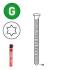 Clous-Vis Galvanisées 34° (Pack) - 40x60 mm + 1 Cartouche de Gaz - D-Work