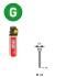 Pack de 2000 Pointes Galvanisées en Bande D. 1,2/2,2 x L. 15 mm – 2 Cartouches de Gaz Jaune GAZ0020 – Fixation Efficac - ALSAFIX