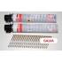 2 000 Pointes Galvanisées en Bande (Pack) - 1.2/2.2x20 mm + 2 Cartouches de Gaz Jaune - D-Work