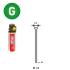 Pack de 2000 Pointes Galvanisées en Bande D. 1,2/2,2 x L. 30 mm – Inclus 2 Cartouches de Gaz Jaune GAZ0020 – Fixation - ALSAFIX