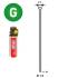 Pack de 2000 Pointes Galvanisées en Bande D. 1,2/2,2 x L. 50 mm – Inclus 2 Cartouches de Gaz Jaune GAZ0020 – Fixation - ALSAFIX