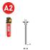 Pack J-50 de 2000 Pointes Brads INOX en Bande D. 1,2/2,2 x L. 50 mm – Acier Inoxydable, Norme de Qualité – Fixation Sé - ALSAFIX