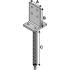 Pied de Poteau à Ancrer Type Pat - 80x120x250x20x8 mm - D-Work