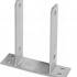Pied de Poteau en U Type Pbu-121 - 200x60x200x121x5 mm - D-Work