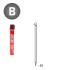 3 300 Pointes Lisses en Bandes Collées 34° (Pack) - 2.8x63 mm - D-Work