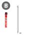 Pack D34 2200 Pièces 2,8 x 80 mm – Lisses avec 2 Gaz – Idéal pour Assemblage et Fixation - ALSAFIX