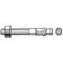 Blister de 5 Goujons d'Ancrage T – D.16 mm, LT.100 mm – Zingués, Fixation Sécurisée – ATE Option 7 - ALSAFIX