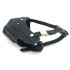 Muselière de frappe cabine en cuir pour chien de type Malinois mâle, Berger allemand femelle - 607-BLACK - ABC Sport Klin