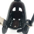 Muselière de frappe cabine en cuir pour chien de type Malinois mâle, Berger allemand femelle - 607-BLACK - ABC Sport Klin