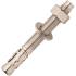 Goujon T 12-10-25/105 – Inox A4, Blister de 10 pcs – Fixation Sécurisée et Durable - ALSAFIX