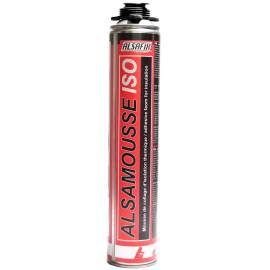 Mousse Polyuréthane de Collage d'Isolation Pistolable Alsamousse Iso - 750 ml - D-Work