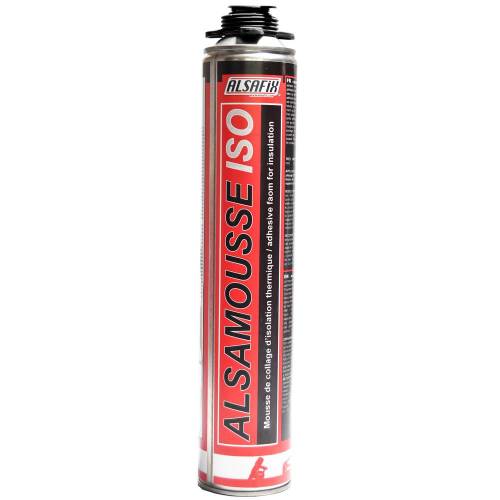 Mousse Polyuréthane de Collage d'Isolation 750 ml – Pistolable, Haute Performance – Idéale pour Isolation et Étanchéit - ALSAFIX