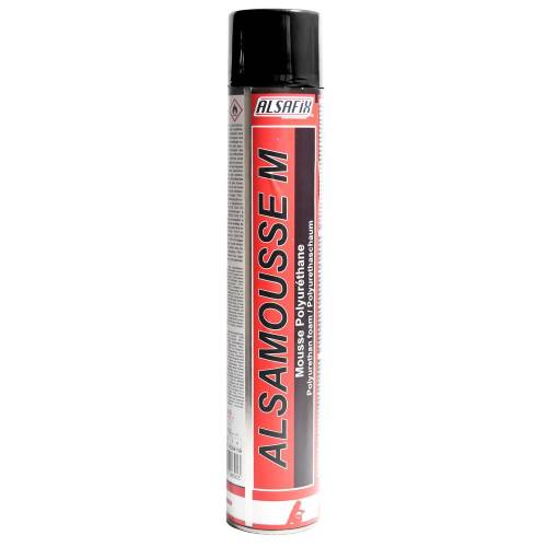 Mousse Polyuréthane Manuelle 750 ml – Application Pratique – Idéale pour Isolation et Étanchéité - ALSAFIX
