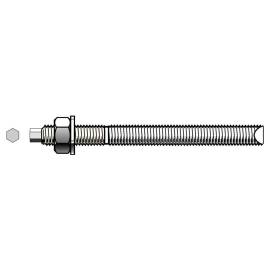 5 Tiges Filetées Inox A4 avec Écrou et Rondelle Stm - M16x190 mm - D-Work
