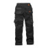 Pantalon Trade Flex Noir Femme - Taille 36 R, Poches-Étuis Pratiques - Confort et Style au Quotidien - Scruffs
