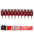 1 000 Clous Béton Ti-1 000/19 Xtra-Hard (Xh) - 3/6.3x19 mm + 1 Cartouche de Gaz C40G1 - D-Work