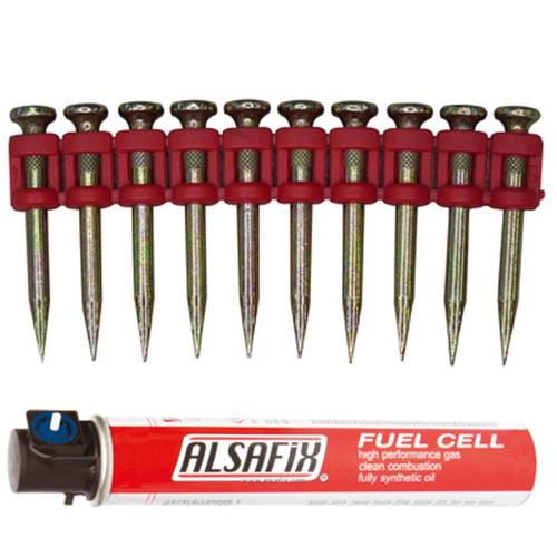 1 000 Clous Béton Ti-1 000/32 Xtra-Hard (Xh) - 3/6.3x32 mm + 1 Cartouche de Gaz C40G1 - D-Work
