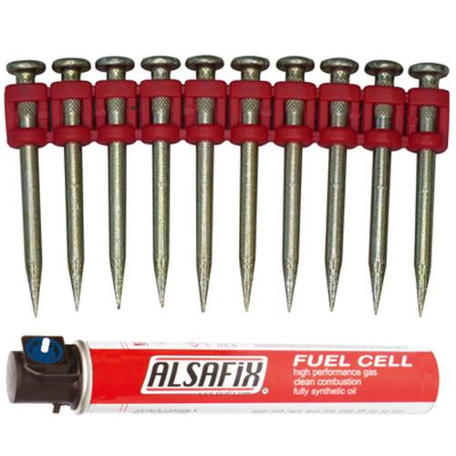 1 000 Clous Béton Ti-1 000/38 Xtra-Hard (Xh) - 3/6.3x38 mm + 1 Cartouche de Gaz C40G1 - D-Work