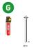 Pack de 2000 Pointes Brads Galvanisées 20° D. 1,6/2,9 x L. 38 mm – 2 Cartouches de Gaz Jaune GAZ0020 – Fixation Effica - ALSAFIX