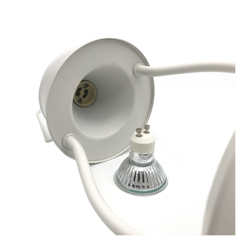 Lampe chauffante pour bougie LANTERNE BLANC à ampoule halogène - Difmu