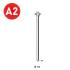 2000 Pointes Brads INOX en Bande 20° D. 1,6/2,9 x L. 50 mm – Acier INOX, Norme 20° – Fixation Sécurisée et Durable - ALSAFIX