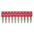 700 Clous Béton C4-25 - 2.6/6.3x25 mm + 1 Cartouche de Gaz C4 - D-Work