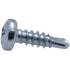 1 000 Vis Tête Bride Autoforeuse Zinguée PH2 - 4.2x13 mm - D-Work