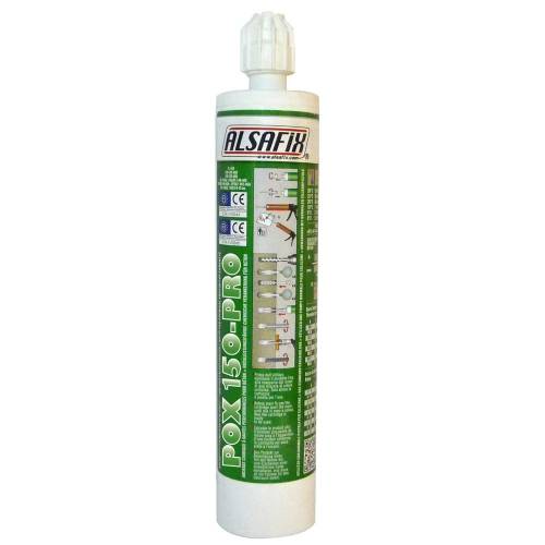 Cartouche de Scellement Chimique Epoxy Grise 265 ml – POX150-PRO – Résistance et Durabilité – ALSAFIX - ALSAFIX