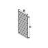 Plaque Perforée 80 x 200 x 2 mm – Aluminium – Résistante et Durable - ALSAFIX