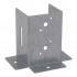 Pied de Poteau avec Platine Type Pp-100 - 100x90x80x42x4 mm - D-Work