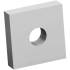 Platine de Renfort 40 x 40 x 40 mm – Équerre Béton, Épaisseur 10 mm – Résistance et Stabilité - ALSAFIX