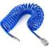 Tuyau Pneumatique en Spirale 4M – D.5 x 8 mm, Raccords Rapides – Flexible et Pratique - ALSAFIX