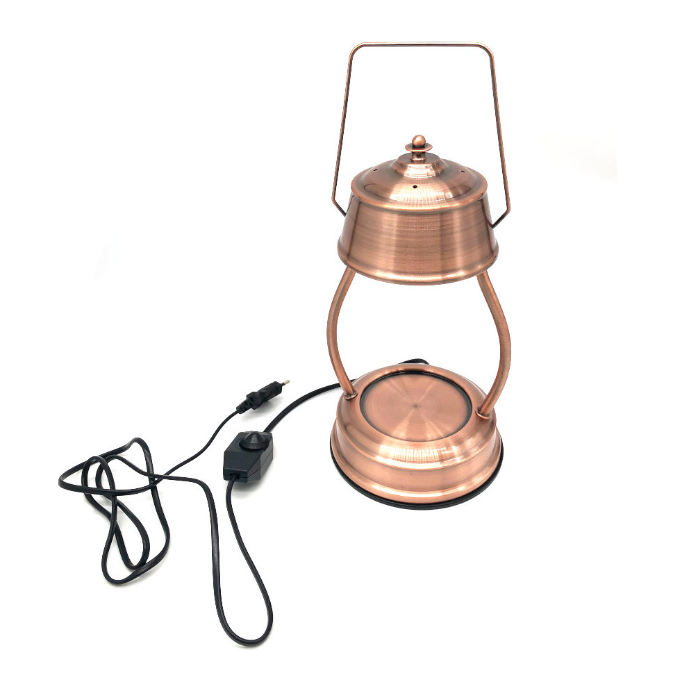 Lampe Chauffante pour Bougie Parfumée, Luminosité Réglable Ht. 16 cm CLARA  501 Ampoule GU10 230V à Variateur - D-Work