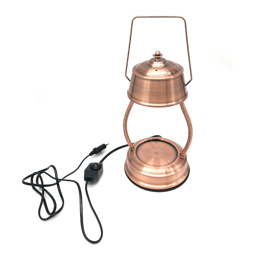 Lampe chauffante pour bougie LANTERNE BLANC à ampoule halogène - Difmu