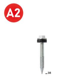 RoofLoc Scrail 990 Vis INOX 38/42 x 38 mm – Acier Inoxydable – Fixation Sécurisée et Durable - ALSAFIX