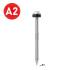 RoofLoc Scrail 720 Vis INOX 38/42 x 63 mm – Acier Inoxydable – Fixation Sécurisée et Durable - ALSAFIX
